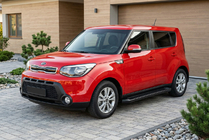 Kia Soul II 2013–2018 Allmond Black sivuportaat (2 kpl, alumiini) kuva 1