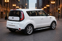 Kia Soul II 2013–2018 Sunrise sivuportaat (2 kpl, alumiini) kuva 1