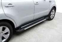 Kia Soul II 2013–2018 RedLine V1 sivuportaat (2 kpl, alumiini) kuva 1