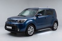 Kia Soul II 2013–2018 Line-astinlaudat (2 kpl, alumiini) kuva 1