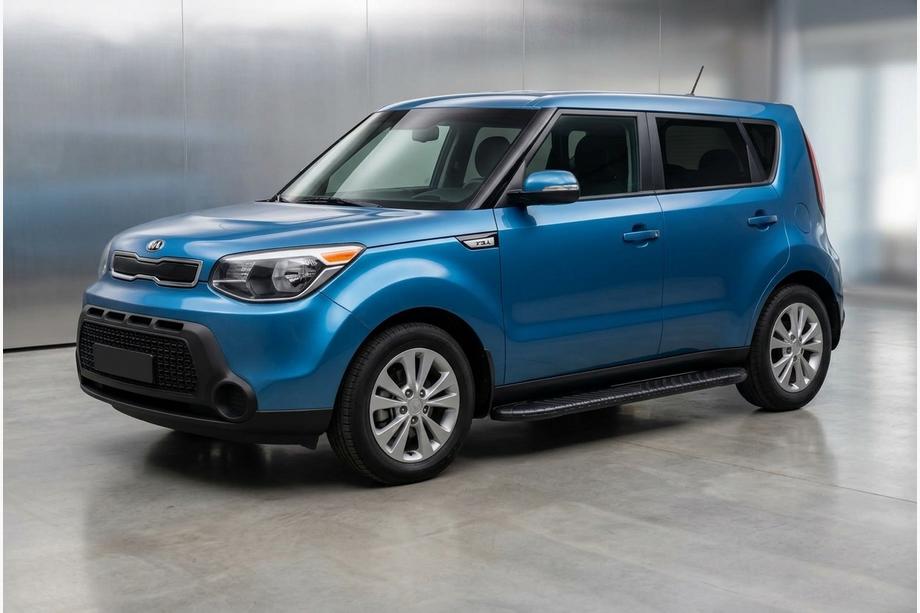 Kia Soul II 2013–2018 Sivuporrast Bosphorus Black (2 kpl, alumiini) Image
