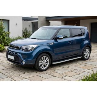 Tayga Grey -sivuaskelmat (2 kpl, alumiini) Kia Soul II 2013–2018 kuva 1