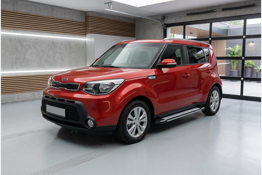 Kia Soul II 2013–2018 Rainbow sivuportaat (2 kpl, alumiini) Image