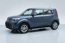 Kia Soul II 2013–2018 BlackLine-sivuporrassarja (2 kpl, alumiini) kuva 1