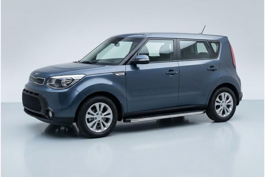 Kia Soul II 2013–2018 BlackLine-sivuporrassarja (2 kpl, alumiini) Image