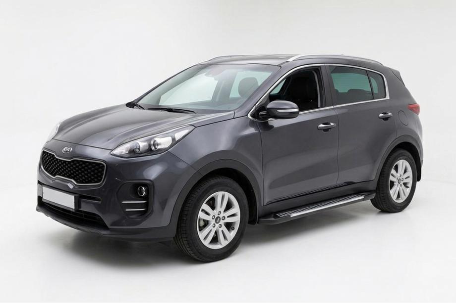 Kia Sportage 2015–2021 Line-sivuporrassarja (2 kpl, alumiini) Image