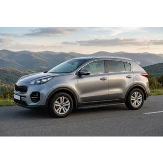 Bosphorus Black sivuastinlaudat (2 kpl, alumiini) Kia Sportage 2015–2021 kuva 1