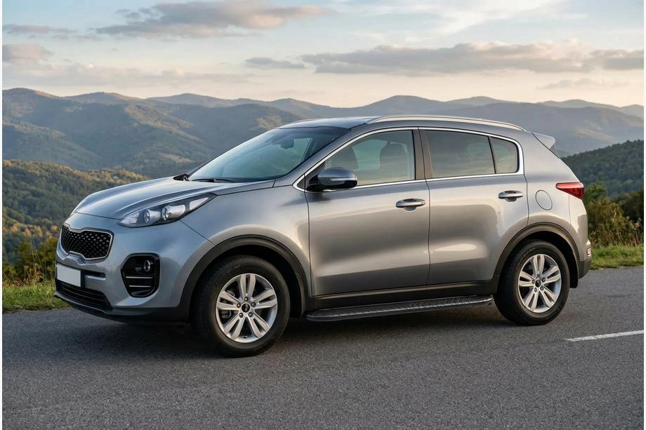 Kia Sportage 2015–2021 Bosphorus Black sivuastinlaudat (2 kpl, alumiini) Image