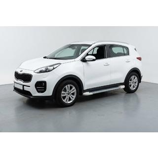 Allmond White -sivukynnykset (2 kpl, alumiini) Kia Sportage 2015–2021 kuva 1