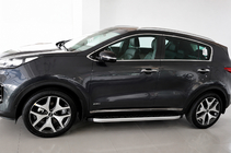 Kia Sportage 2015–2021 Fullmond sivuportaat (2 kpl, alumiini) kuva 1
