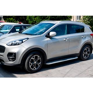 Maydos V2 sivuportaat (2 kpl, alumiini ↗ ruostumaton teräs) Kia Sportage 2015–2021 kuva 3