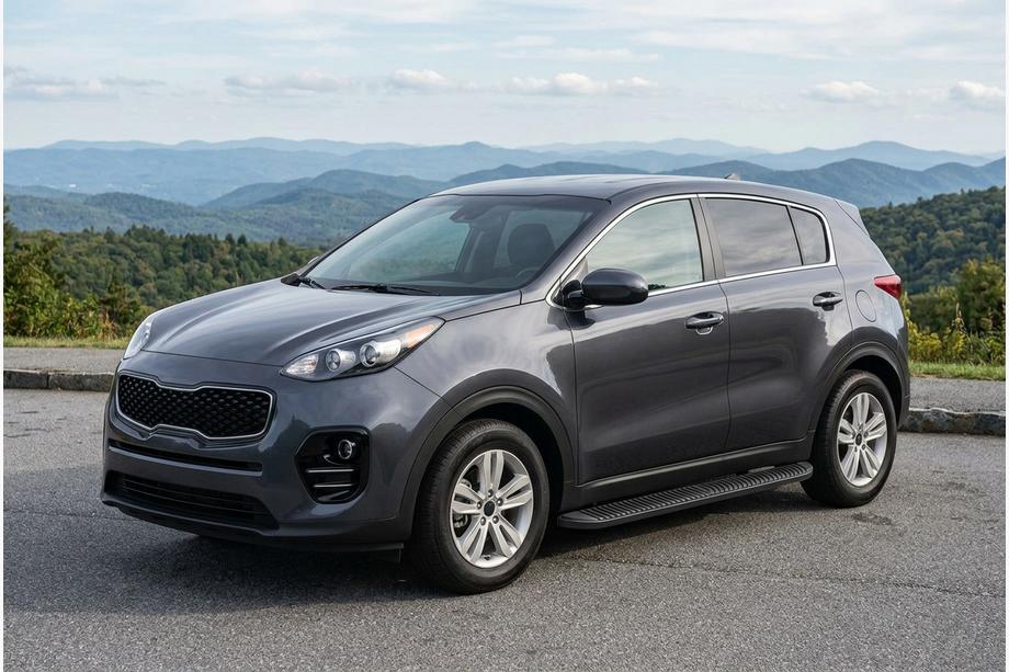 Kia Sportage 2015–2021 Tayga Black sivuaskelmat (2 kpl, alumiini) Image
