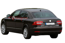 Skoda Superb 2009–2015 Ikkunalistat (4 kpl, ruostumaton teräs) kuva 1
