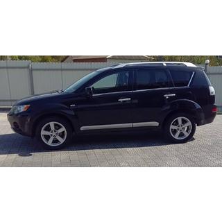 Ikkunankehyslistat (8 kpl, ruostumaton teräs) Mitsubishi Outlander 2006–2012 kuva 1