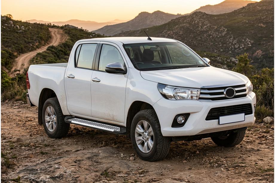 Toyota Hilux 2015– Line-sivuporrassarja (2 kpl, alumiini) Image