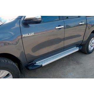 Allmond Grey -sivuporrassarja (2 kpl, alumiini) Toyota Hilux 2015– kuva 1