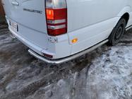 Mercedes Sprinter W906 2006–2018 Kulmalliset sivuputket takapyörän taakse (2 kpl, ruostumaton teräs) Pitkä kuva 10