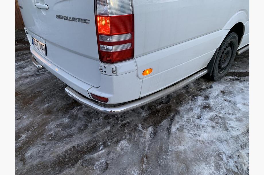 Volkswagen Crafter 2006–2016 Kulmikkaat sivuputket takapyörän taakse (2 kpl, ruostumaton teräs) ExtraLong Kuva 10