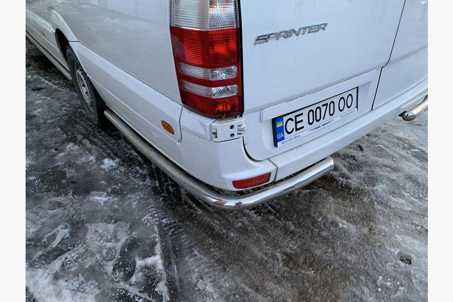 Volkswagen Crafter 2006–2016 Kulmikkaat sivuputket takapyörän taakse (2 kpl, ruostumaton teräs) ExtraLong Kuva 11