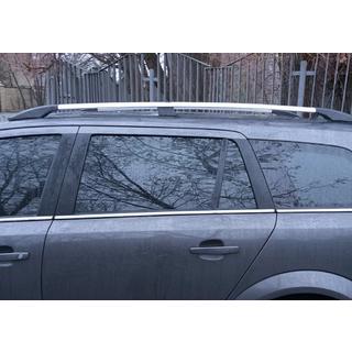 Alumiiniset kattokaiteet (Caravan, kromi) Opel Astra H 2004–2013 kuva 3