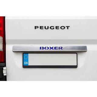 Kromilista rekisterikilven yläpuolelle, sininen LED (RST) Peugeot Boxer 2006–2025 kuva 1