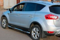 Ford Kuga 2008–2013 Suorat sivuputket (2 kpl, ruostumaton teräs) kuva 3