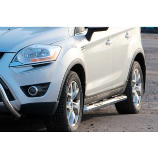 Suorat sivuputket (2 kpl, ruostumaton teräs) Ford Kuga 2008–2013 kuva 1
