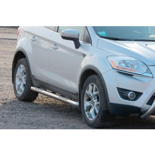 Suorat sivuputket (2 kpl, ruostumaton teräs) Ford Kuga 2008–2013 kuva 2