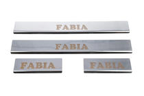 Skoda Fabia 2000–2007 Carmos-kynnyslistat (4 kpl, ruostumaton teräs) kuva 4