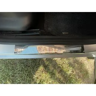 Carmos-kynnyslistat (4 kpl, ruostumaton teräs) Skoda Fabia 2000–2007 kuva 1