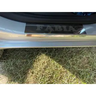 Carmos-kynnyslistat (4 kpl, ruostumaton teräs) Skoda Fabia 2000–2007 kuva 2