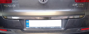 Volkswagen Tiguan 2007–2016 Takalukun reunalista (ruostumaton teräs) kuva 5