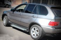 BMW X5 E53 1999–2006 Allmond Grey sivuastinlaudat (2 kpl, alumiinia) kuva 4