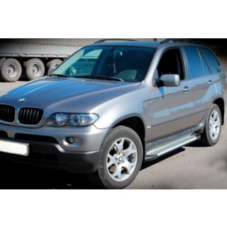 Allmond Grey sivuastinlaudat (2 kpl, alumiinia) BMW X5 E53 1999–2006 kuva 2