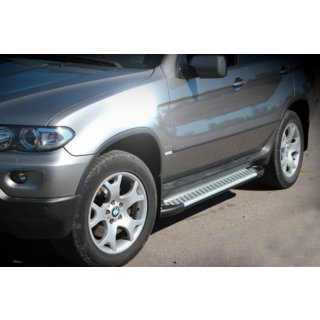 Allmond Grey sivuastinlaudat (2 kpl, alumiinia) BMW X5 E53 1999–2006 kuva 1