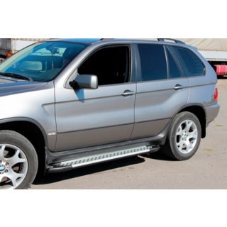 Allmond Grey sivuastinlaudat (2 kpl, alumiinia) BMW X5 E53 1999–2006 kuva 3