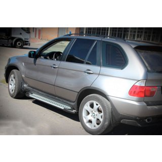 Allmond Grey sivuastinlaudat (2 kpl, alumiinia) BMW X5 E53 1999–2006 kuva 4