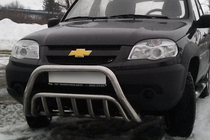 Chevrolet Niva 1998–2020 Karjapuskuri WT002 (ruostumaton teräs) kuva 1