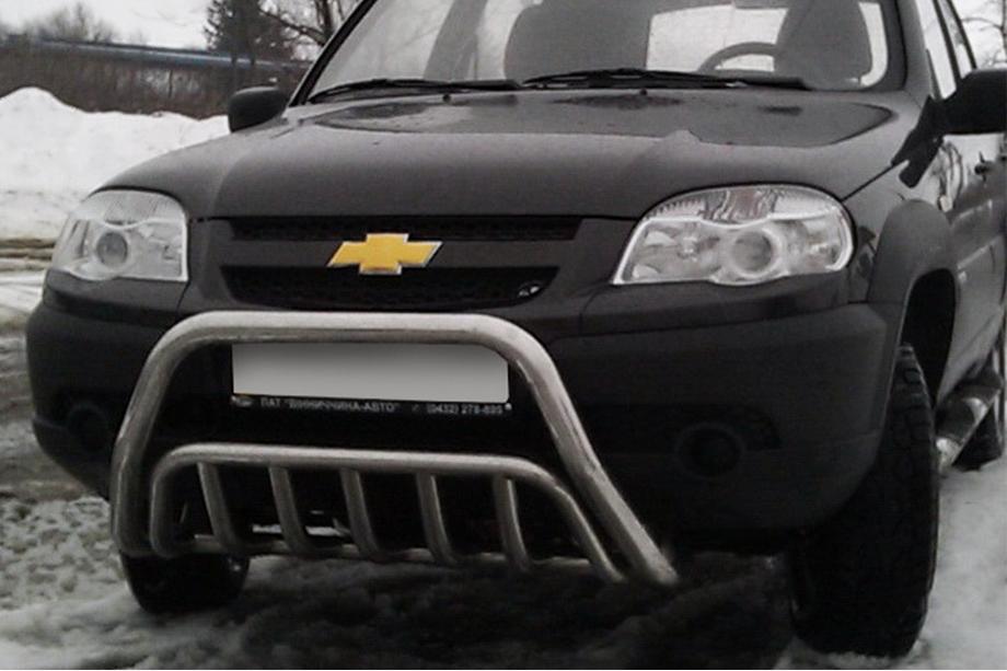 Chevrolet Niva 1998–2020 Karjapuskuri WT002 (ruostumaton teräs) Image