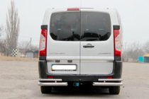 Fiat Scudo 2007–2015 Takakulmaputket AK003-Double (2 kpl, ruostumaton teräs) kuva 2