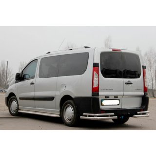Takakulmaputket AK003-Double (2 kpl, ruostumaton teräs) Fiat Scudo 2007–2015 kuva 3