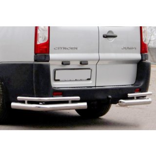 Takakulmaputket AK003-Double (2 kpl, ruostumaton teräs) Fiat Scudo 2007–2015 kuva 1
