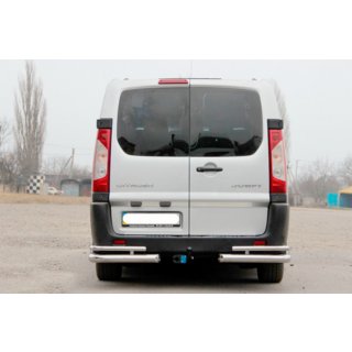 Takakulmaputket AK003-Double (2 kpl, ruostumaton teräs) Fiat Scudo 2007–2015 kuva 2