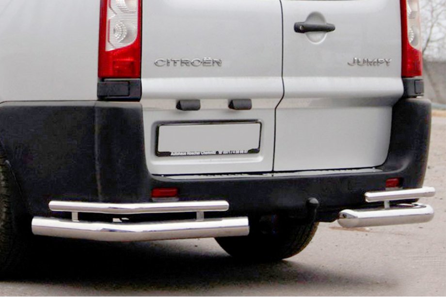 Fiat Scudo 2007–2015 Takakulmaputket AK003-Double (2 kpl, ruostumaton teräs) Image