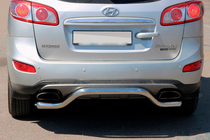 Hyundai Santa Fe 2 2006–2012 Takakaari AK007-2 (ruostumaton teräs) kuva 1