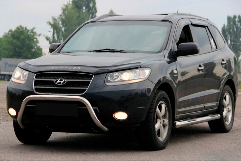 Hyundai Santa Fe 2 2006–2012 Karjapuskuri WT007 (ruostumaton teräs) Image
