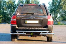 Kia Sportage 2004–2010 Takakaari AK007 (ruostumaton teräs) kuva 2