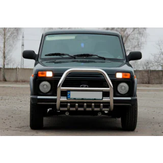 Karjapuskuri QT007 (ruostumaton teräs) Lada Niva ja Urban 1977– kuva 1