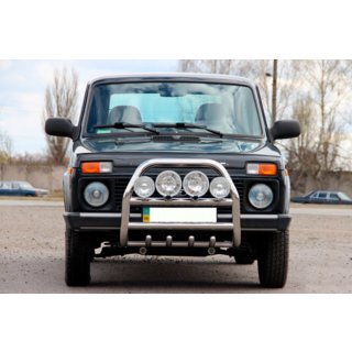 Karjapuskuri QT007 (ruostumaton teräs) Lada Niva ja Urban 1977– kuva 2