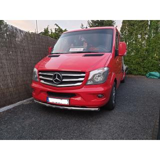 Etupuskurin alakaari ST008 (ruostumaton teräs) Mercedes Sprinter W906 2006–2018 kuva 4